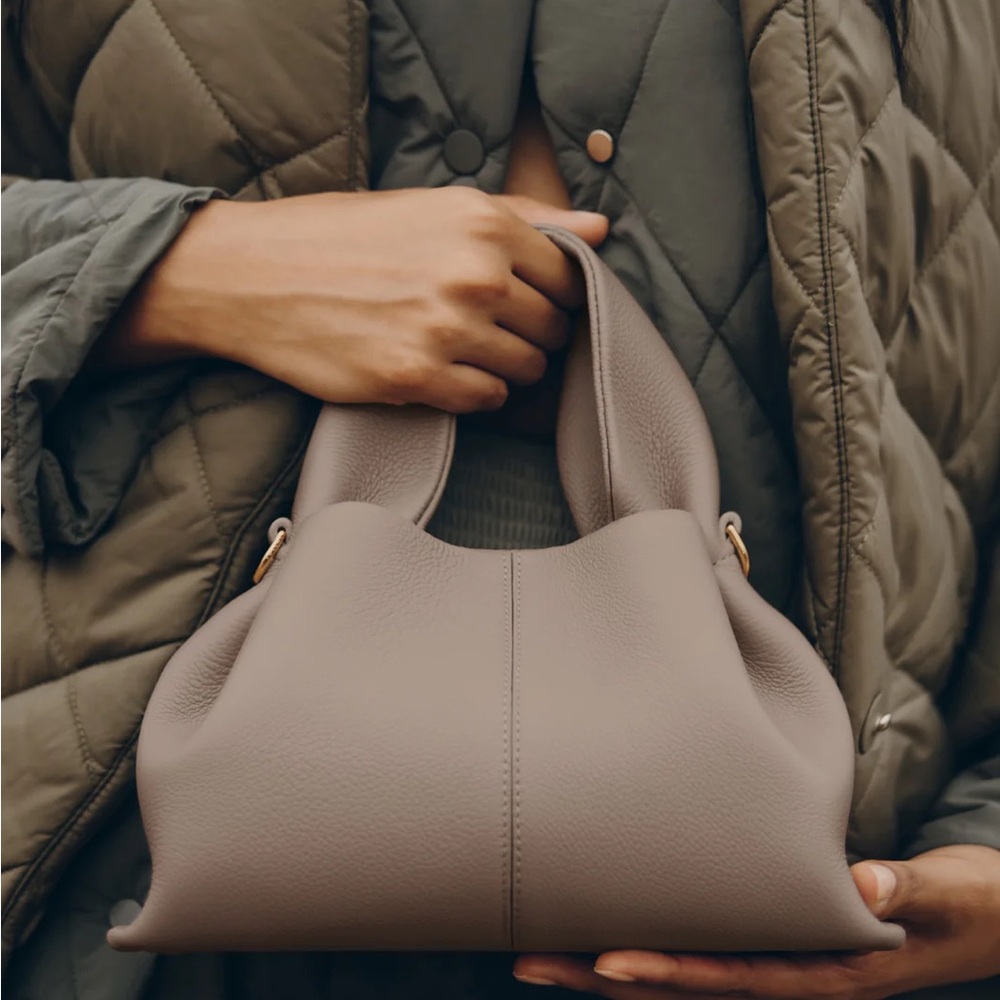 POLENE Numéro Neuf Mini Textured Taupe